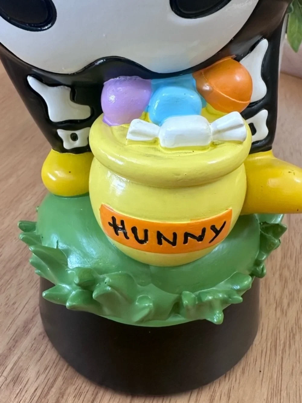 Disney Winnie the Pooh Skeleton Halloween Candy Figure 12” Decor Statue Hunny